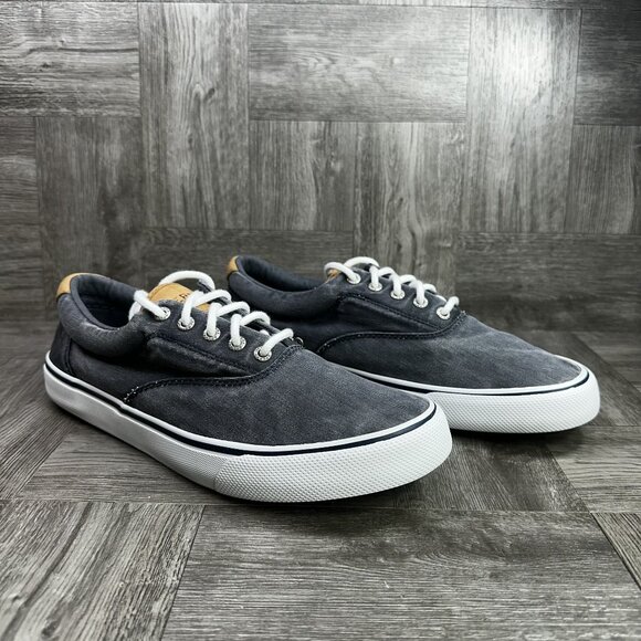 Sperry Men's size 13 Striper II CVO Denim Grey Casual Sneakers - Picture 5 of 8